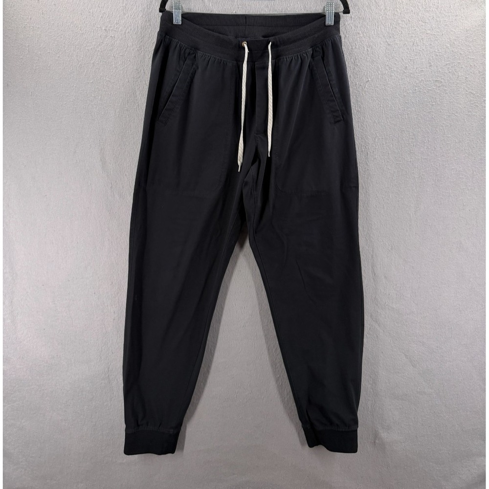 Vuori Sunday Performance Jogger Pants Mens L Black READ Athleisure Tech V416